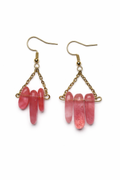 Boucle "Cherry quartz"