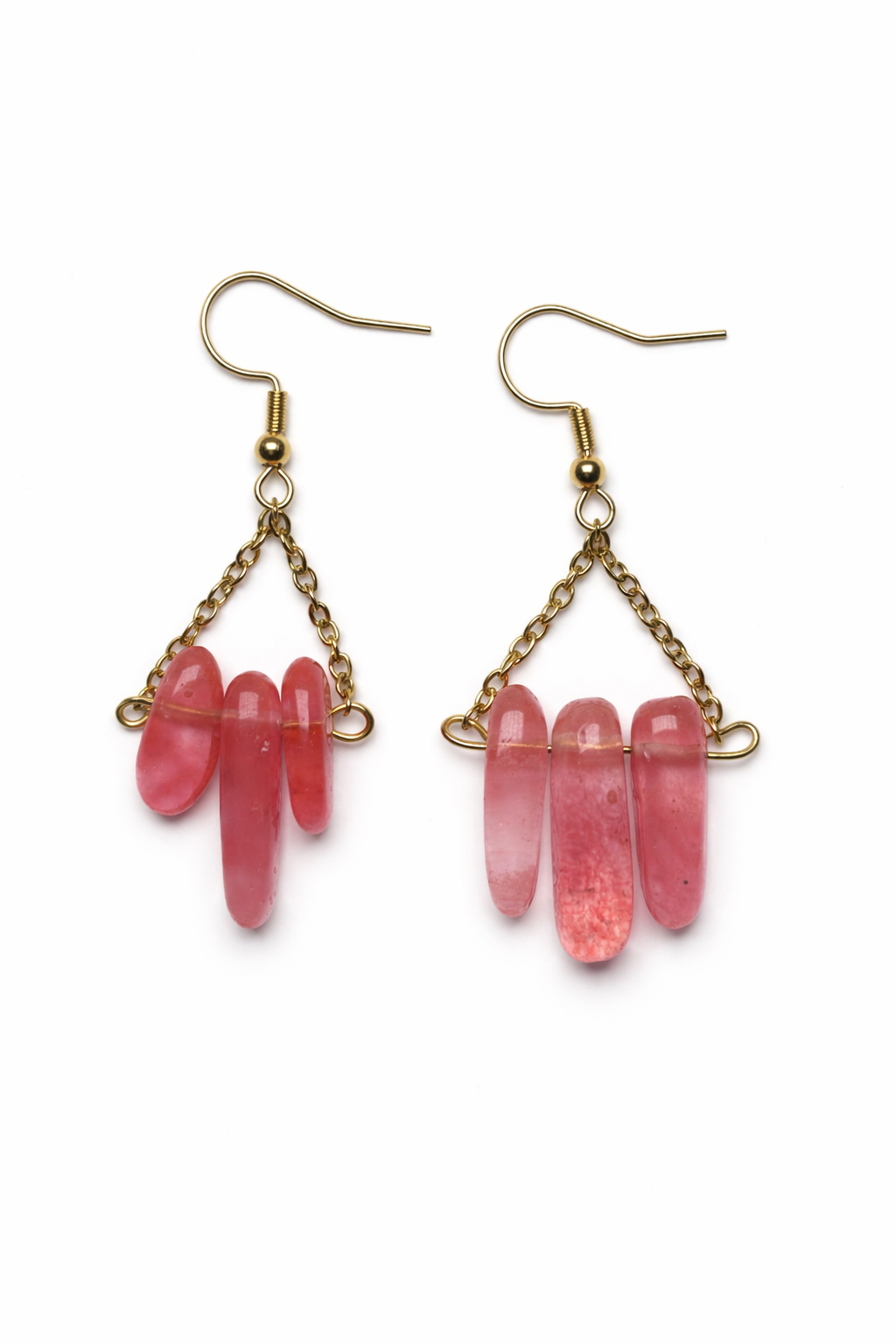 Boucle "Cherry quartz"